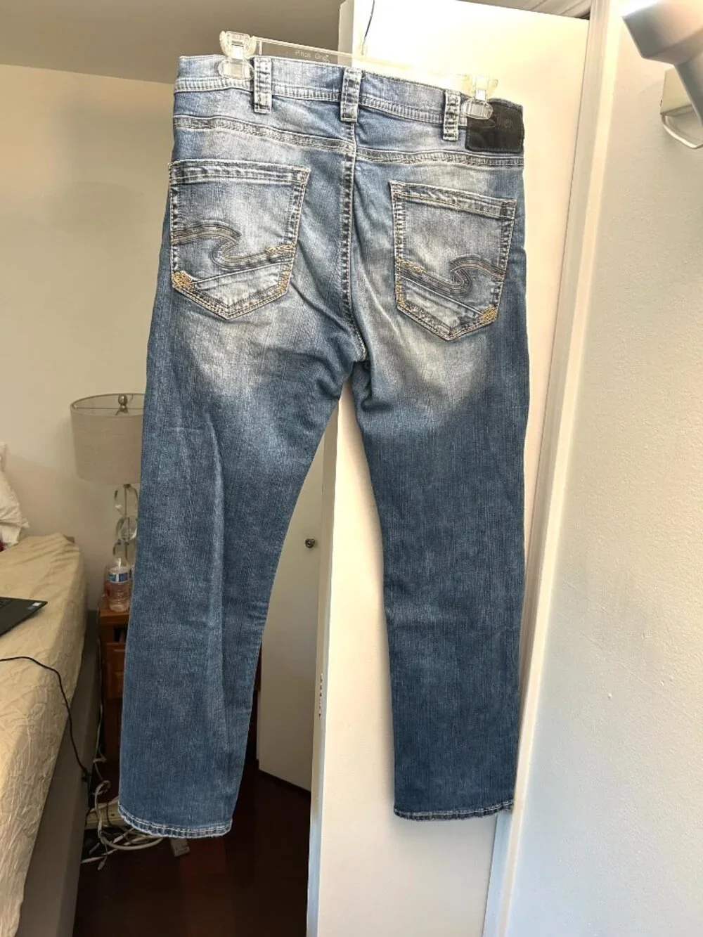 Lot Of 3 Different Pair Of True Religion And Silver Mens Jeans